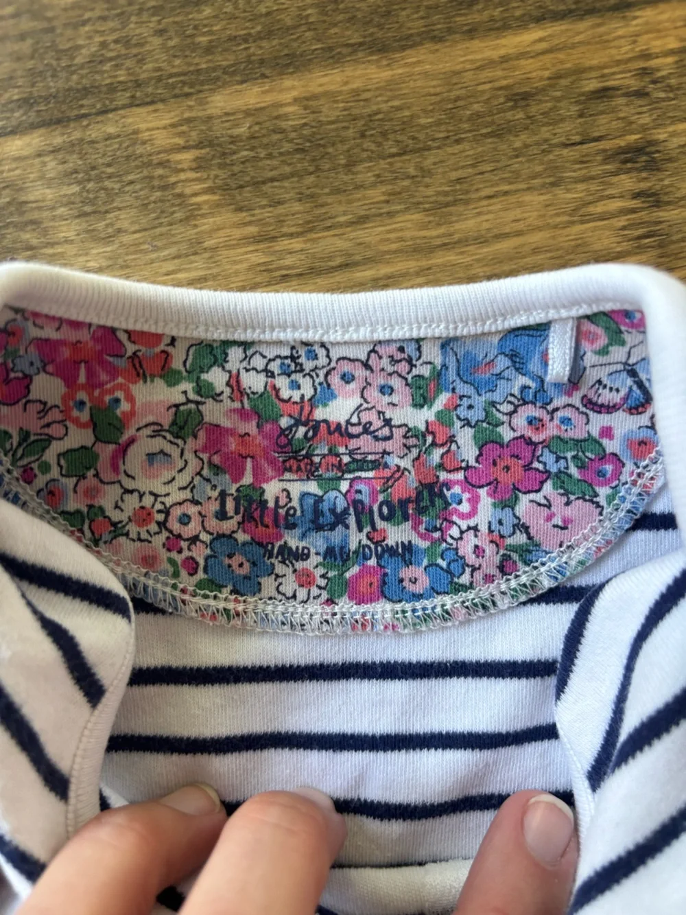 Joules Baby Girls' Butterfly Ditsy Long Sleeve Onesie